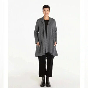 * NWOT* Cut • Loose | Crimped Fabric  Swing Coat